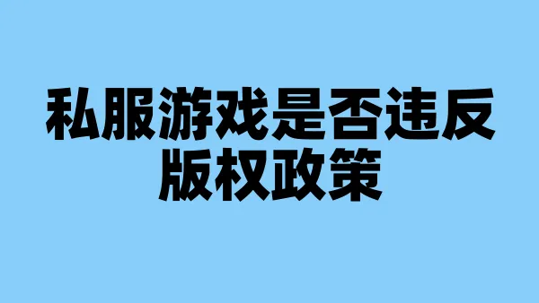 私服游戏是否违反版权政策