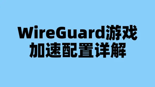 WireGuard游戏加速配置详解