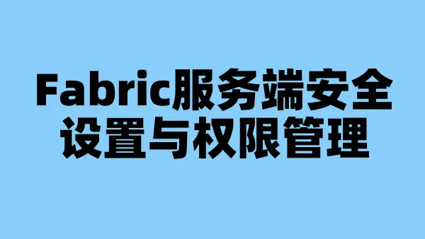 Fabric服务端安全设置与权限管理