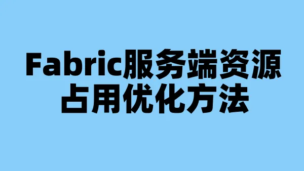 Fabric服务端资源占用优化方法
