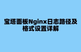 宝塔面板Nginx日志路径及格式设置详解